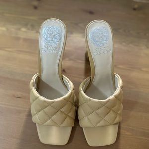 Vince Camuto Quilted Leather Sandals